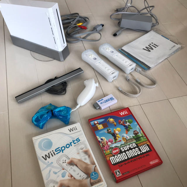 Wii 本体 ソフト HDMIコネクタ付