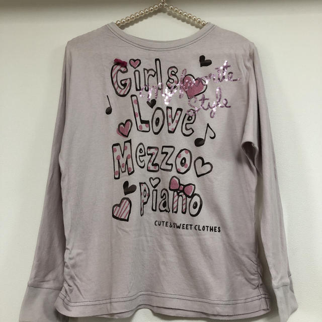 mezzo piano(メゾピアノ)のメゾピアノ  ロンTシャツ150 キッズ/ベビー/マタニティのキッズ服女の子用(90cm~)(Tシャツ/カットソー)の商品写真