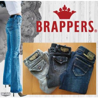 ブラッパーズ(BRAPPERS)の美品 BRAPPERS ブラッパーズ デニム ブーツカット indigo(デニム/ジーンズ)