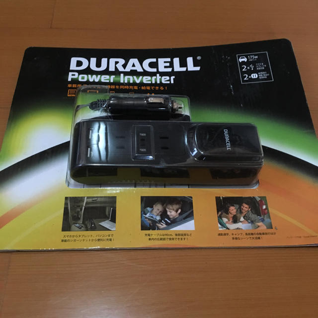 DURACELL power inverter 自動車/バイクの自動車(車内アクセサリ)の商品写真