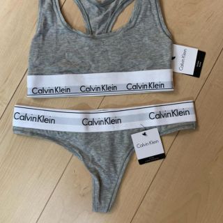 カルバンクライン(Calvin Klein)の新品タグ付き 上下セット(ブラ&ショーツセット)