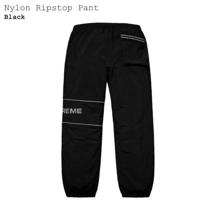 Supreme(シュプリーム)の19ss Supreme Nylon Ripstop Pant Black S メンズのパンツ(その他)の商品写真