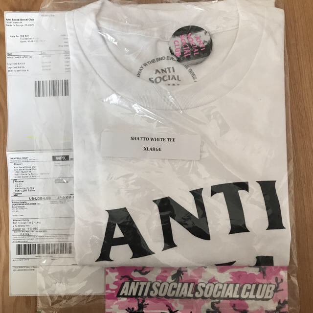 ANTI(アンチ)のアンチソーシャルソーシャルクラブTシャツ２６様専用 メンズのトップス(Tシャツ/カットソー(半袖/袖なし))の商品写真