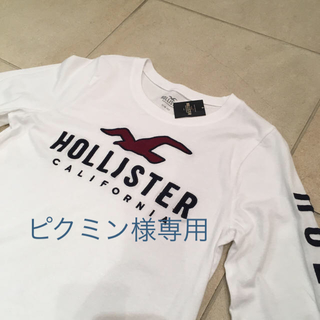 ホリスター(Hollister)の新品HOLLISTER ホリスター ロゴグラフィック アップリケ ロンT 送料込(Tシャツ(長袖/七分))
