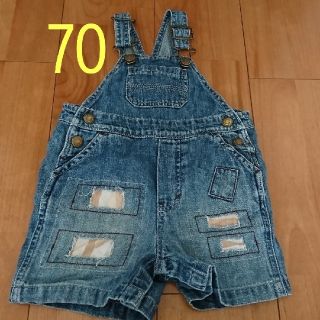 ベビーギャップ(babyGAP)のbabyGAP 70サイズオーバーオール(カバーオール)