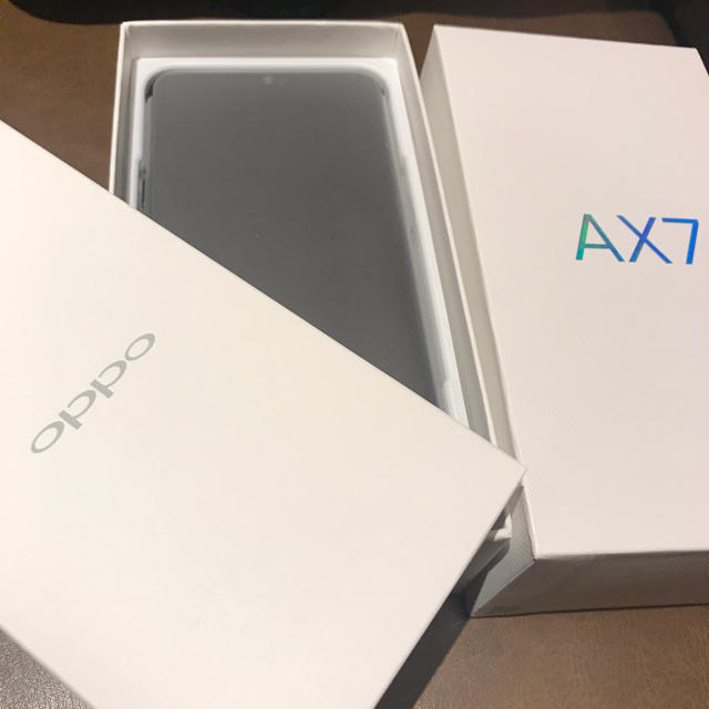 ANDROID(アンドロイド)のにゃんぱちさん専用  OPPO AX7 ブルー新品 未使用 スマホ/家電/カメラのスマートフォン/携帯電話(スマートフォン本体)の商品写真