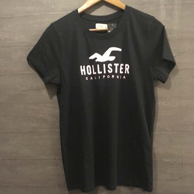 Hollister(ホリスター)の新品HOLLISTER ホリスター ロゴグラフィック アイコンアップリケTシャツ レディースのトップス(Tシャツ(半袖/袖なし))の商品写真