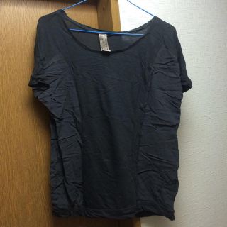 ザラ(ZARA)のZARA  濃いめグレーTシャツ(Tシャツ(半袖/袖なし))