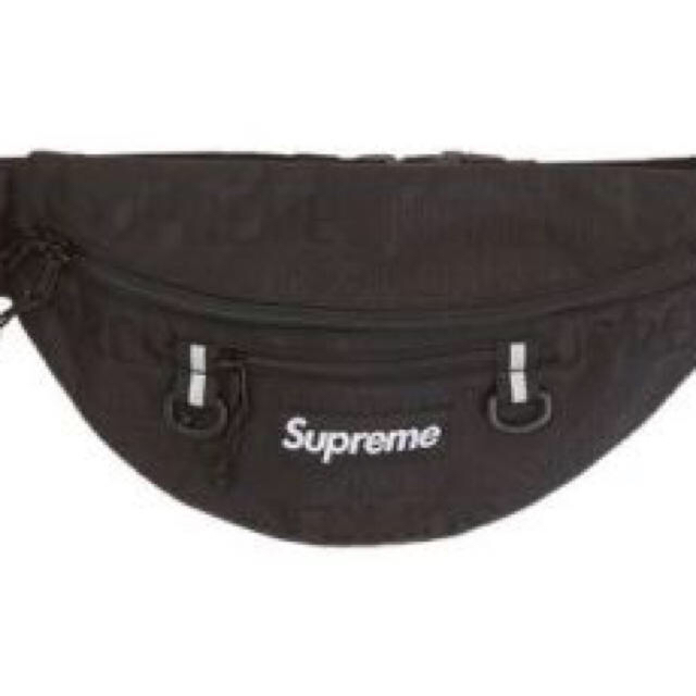 Supreme Waist Bag Black 19SS