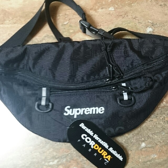 新品 Supreme19ss Waist Bag2 ウエストバック 黒 送料無料