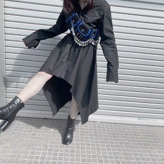 バレンシアガ(Balenciaga)のcozy most ウエストバック 青(ウエストポーチ)