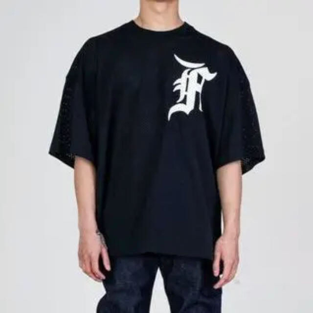 Fear of god mesh tee メッシュ Lサイズ - Tシャツ/カットソー(七分/長袖)