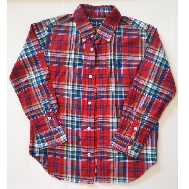 Ralph Lauren(ラルフローレン)のRalph Lauren チェックシャツ 120 キッズ/ベビー/マタニティのキッズ服男の子用(90cm~)(ブラウス)の商品写真