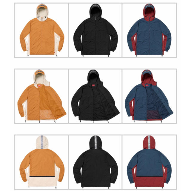 Supreme 2-tone zip up jacket Black Ｍサイズ - パーカー