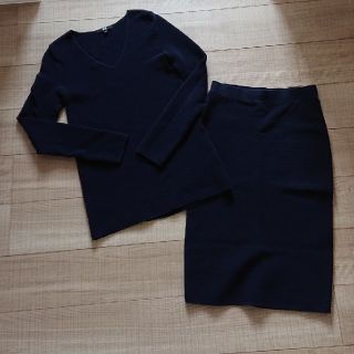 ユニクロ(UNIQLO)のユニクロ セットアップ ﾄｯﾌﾟｽs ｽｶｰﾄm(セット/コーデ)