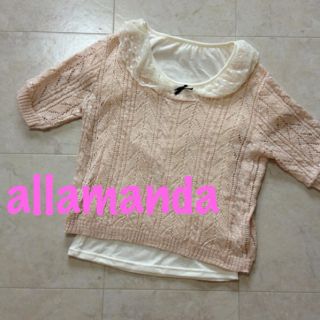 アラマンダ(allamanda)のallamanda＊サマーニット(ニット/セーター)