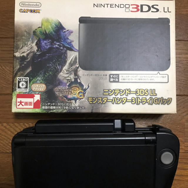 ニンテンドー3DS(ニンテンドー3DS)のニンテンドー3DS LL モンハン エンタメ/ホビーのゲームソフト/ゲーム機本体(携帯用ゲーム機本体)の商品写真