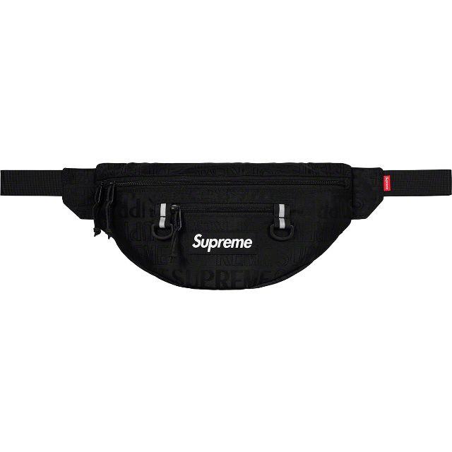 正規品 19ss Supreme WaistBag  Black ウエストバッグ