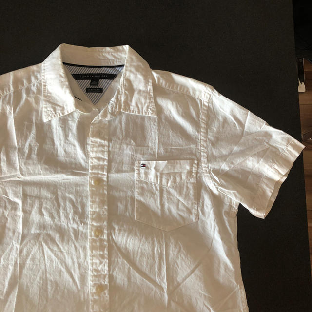 TOMMY HILFIGER(トミーヒルフィガー)のシャツ 半袖 コットン メンズのトップス(Tシャツ/カットソー(半袖/袖なし))の商品写真