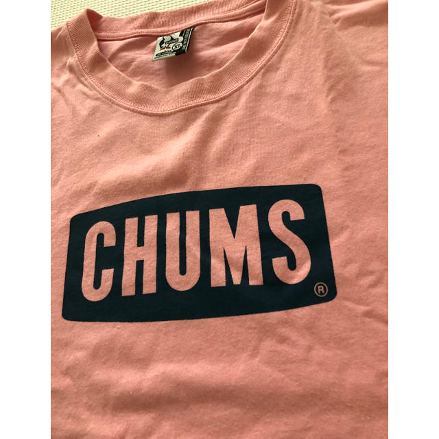 CHUMS(チャムス)のCHUMS Tシャツ ピンク XL 美品 レディースのトップス(Tシャツ(半袖/袖なし))の商品写真