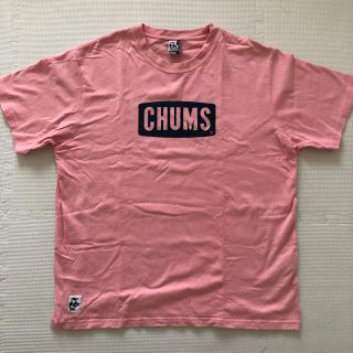 チャムス(CHUMS)のCHUMS Tシャツ ピンク XL 美品(Tシャツ(半袖/袖なし))