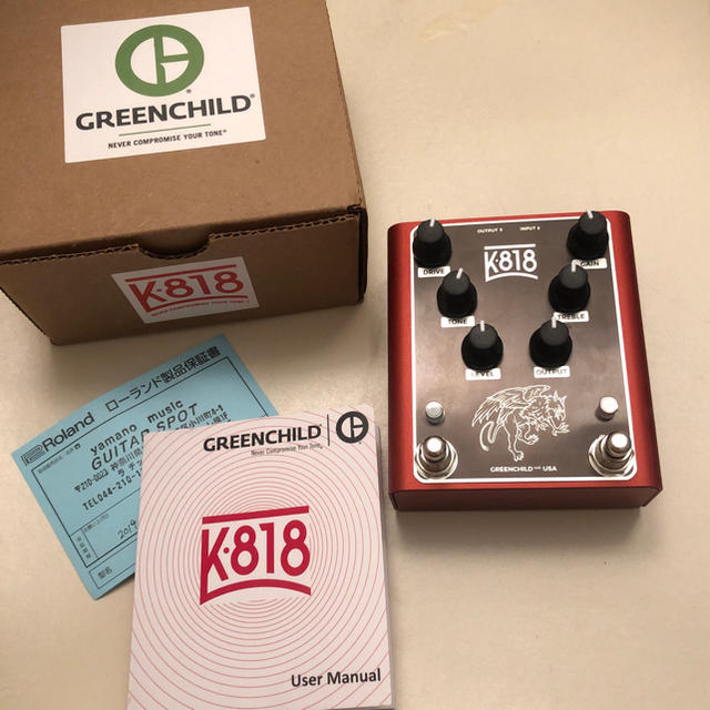 楽器GREENCHILD K818 KLON ケンタウルス&maxon OD820