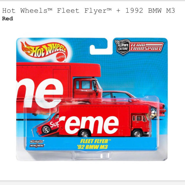 supreme /hot wheels fleet flyer+BMW M3