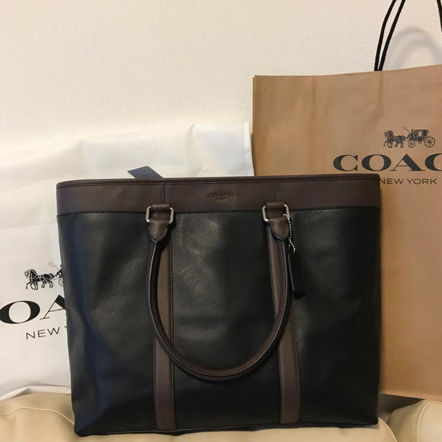 新品未使用　COACH(コーチ)レザー バッグ　タグ付き