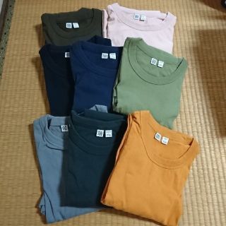 ユニクロ(UNIQLO)のUNIQLOU グリーンのみ(Tシャツ/カットソー(半袖/袖なし))