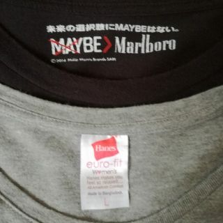 Hanes&Marlboro  Tシャツ　2枚まとめ売り(Tシャツ(半袖/袖なし))