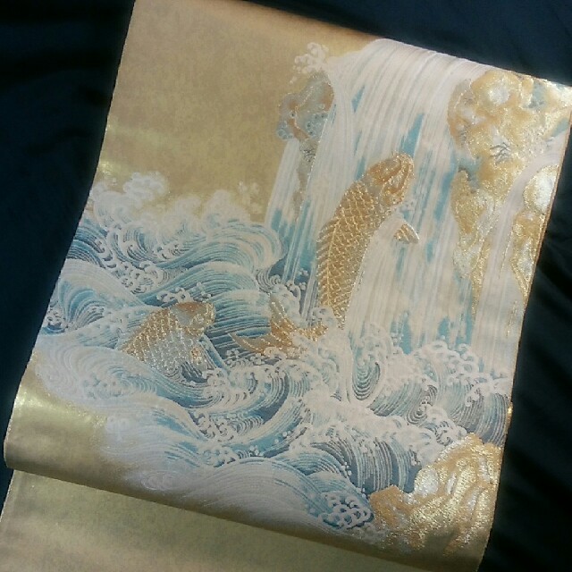 ポイント5倍 逸品 特選 西陣袋帯 梅垣織物 帯芯を入れ仕立て上げます