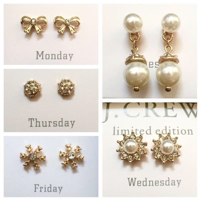 J.Crew(ジェイクルー)のJ.CREW ピアス セット 1week レディースのアクセサリー(ピアス)の商品写真