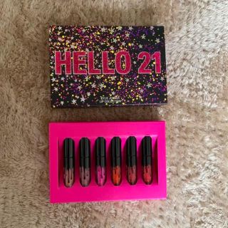 カイリーコスメティックス(Kylie Cosmetics)のPOP☆様専用 カイリーコスメティック hello 21ミニリップセット 限定品(リップグロス)