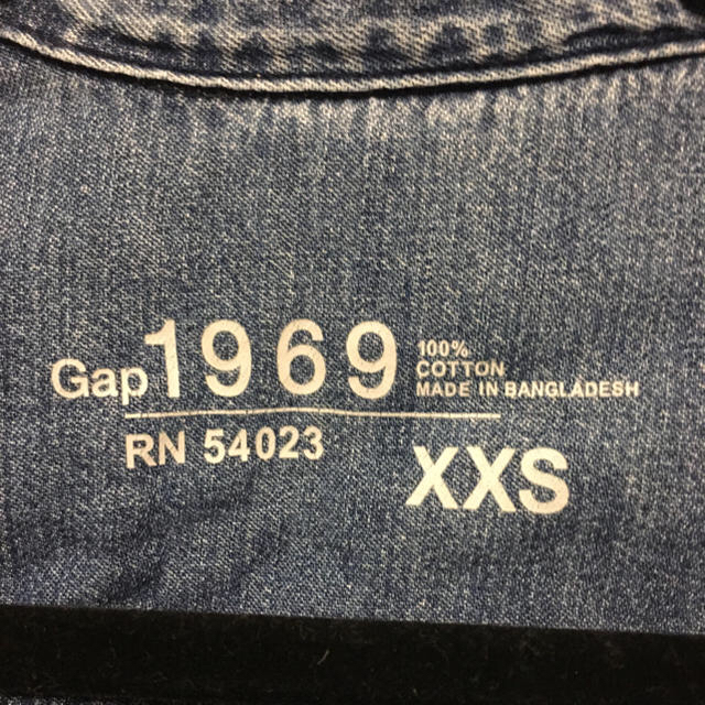 GAP(ギャップ)のダンガリーシャツ レディースのトップス(シャツ/ブラウス(長袖/七分))の商品写真