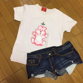 ヴィヴィアンウエストウッド(Vivienne Westwood)の♡Tｼｬﾂ×ｼｮｰﾊﾟﾝSET♡(Tシャツ(半袖/袖なし))