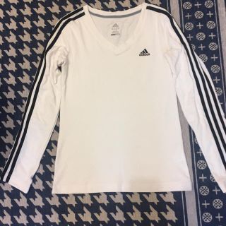 アディダス(adidas)のadidas 美品 ロンT(Tシャツ(長袖/七分))