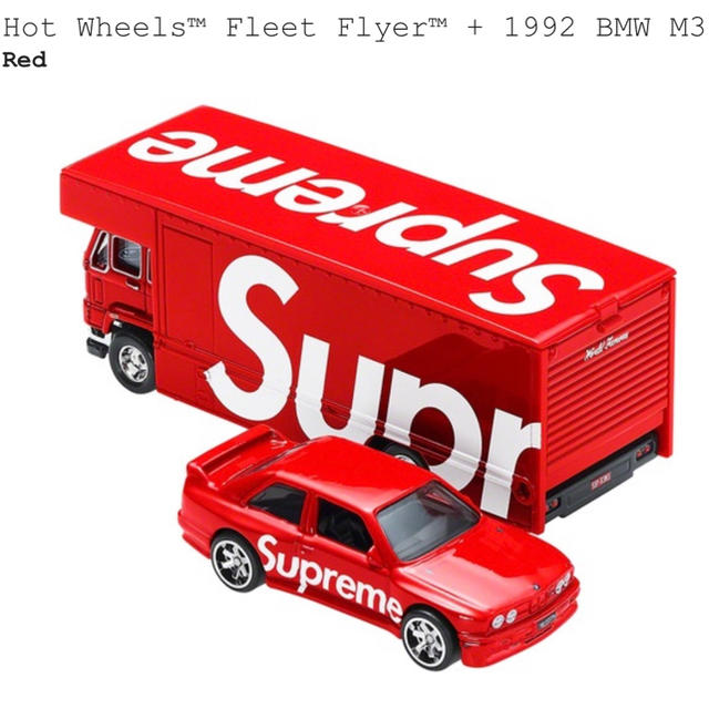 Supreme(シュプリーム)のSupreme Hot Wheels Fleet Flyer 1992 BMW エンタメ/ホビーのおもちゃ/ぬいぐるみ(ミニカー)の商品写真