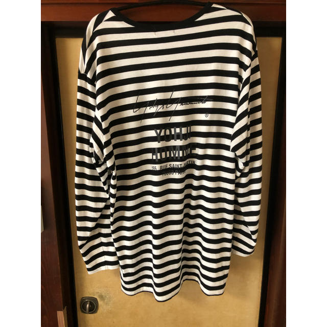 yohji yamamoto スタッフ ボーダーt - Tシャツ/カットソー(七分/長袖)