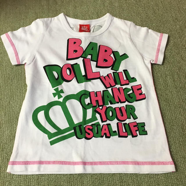 BABYDOLL(ベビードール)のベビードール Tシャツ3枚セット 110 キッズ/ベビー/マタニティのキッズ服女の子用(90cm~)(Tシャツ/カットソー)の商品写真