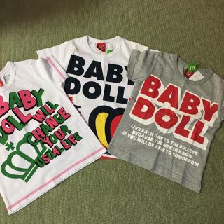 ベビードール(BABYDOLL)のベビードール Tシャツ3枚セット 110(Tシャツ/カットソー)