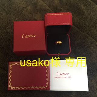 カルティエ(Cartier)の18K Loveフルカラーリング(リング(指輪))