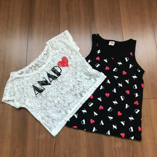 アナップキッズ(ANAP Kids)のANAP トップスセット 120(Tシャツ/カットソー)