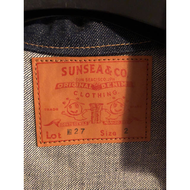 SUNSEA(サンシー)の「SUNSEA」 Stevie’s Denim Blouson/Indigo メンズのジャケット/アウター(Gジャン/デニムジャケット)の商品写真