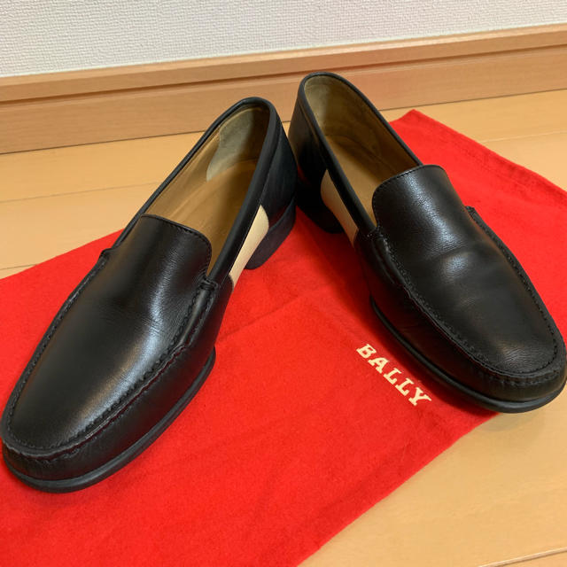 BALLY バリー　フラットパンプス　ローファー　23 ブラック　匿名配送