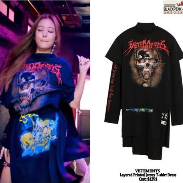 7/11までNIKE様専用 超希少 vetements スカルレイヤードドレス 7/11までNIKE様専用 超希少 vetements スカルレイヤードドレス