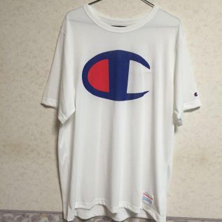 チャンピオン(Champion)の新品 ビックロゴ 白 XO ワンピ(ミニワンピース)