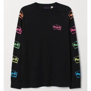 エイチアンドエム(H&M)のH&M post it コラボ XSサイズ(Tシャツ/カットソー(七分/長袖))