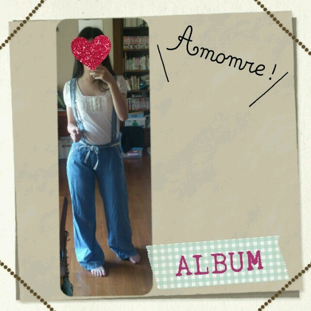 ALBUM(アルブム)のALBUM♥デニムサロペ レディースのパンツ(サロペット/オーバーオール)の商品写真