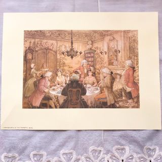 アントンペック 晩餐会 シャドウボックスプリント 5枚(絵画額縁)