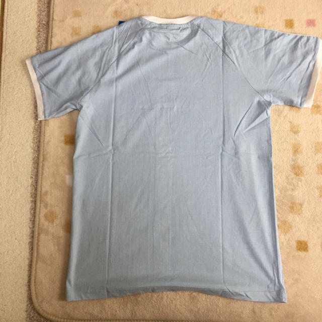 adidas(アディダス)のぽり様専用adidas Tシャツ 水色 Lサイズ メンズのトップス(Tシャツ/カットソー(半袖/袖なし))の商品写真